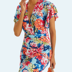 Athena - Floral Midi Dress
