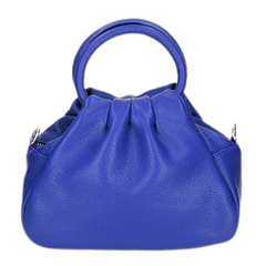 Louisa Leather Handbag - Electric  Blue