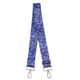 Bag Strap - Blue Animal Print