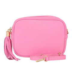 Matilda  Crossbody Leather Bag - Pink