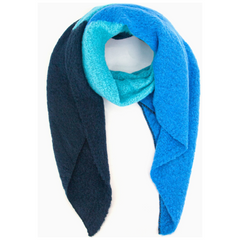 Royal Blue/Navy Ombre Heavyweight Scarf