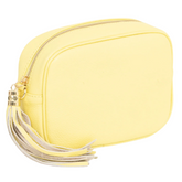 Martina Crossbody Leather Bag - Lemon
