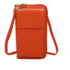 Crossbody Bag/Phone Case - Orange - Majestico Gifts