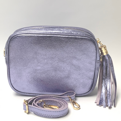Metallic Leather Bag - Lilac