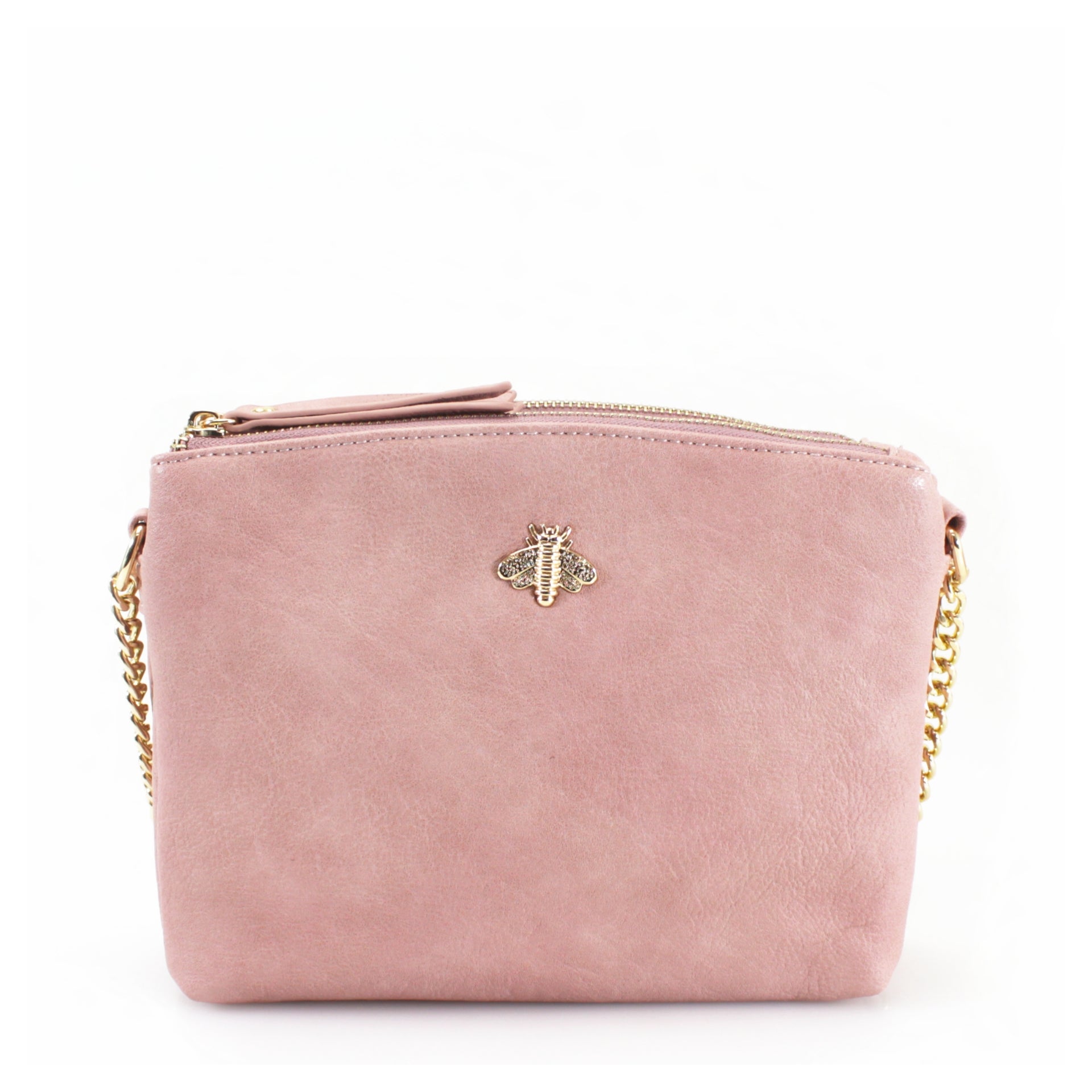 BRIA Crossbody Bag - Bee Design - Pink - Majestico Gifts