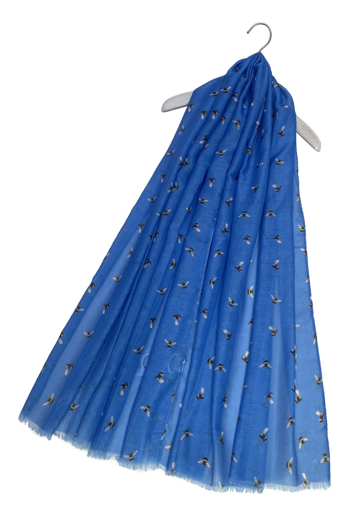 Bee Print Scarf - Blue - Majestico Gifts