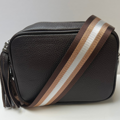 GEMMA Crossbody Leather Bag- Coffee - Majestico Gifts