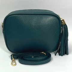 Martina Crossbody Leather Bag - Teal