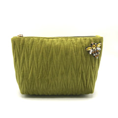 Tribeca Cosmetics Bag - Chartreuese - Majestico Gifts