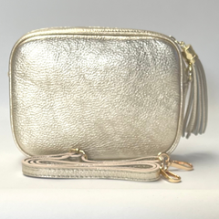Ladies Leather Bag - Gold