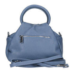 Louisa Leather Handbag - Air Force Blue
