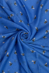 Bee Print Scarf - Blue - Majestico Gifts