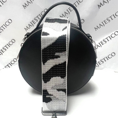 ANNA Genuine Leather Circular Bag Black - Majestico Gifts