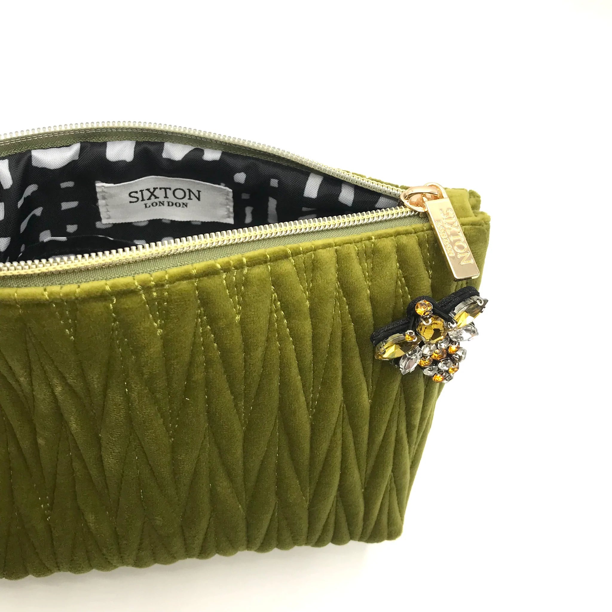 Tribeca Cosmetics Bag - Chartreuese - Majestico Gifts