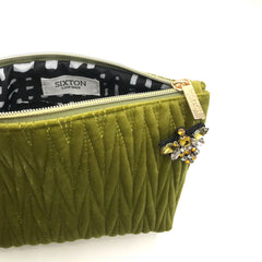 Tribeca Cosmetics Bag - Chartreuese - Majestico Gifts