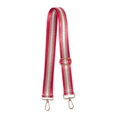 Bag Strap - Red Gold Glitter