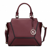 Burgundy Tote Shoulder Bag - Majestico Gifts