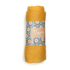 Yellow Scarf with Eyelash Fringe - Majestico Gifts