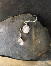 Clear Round Cubic Zirconia Drop Earrings - Sterling Silver - Majestico Gifts