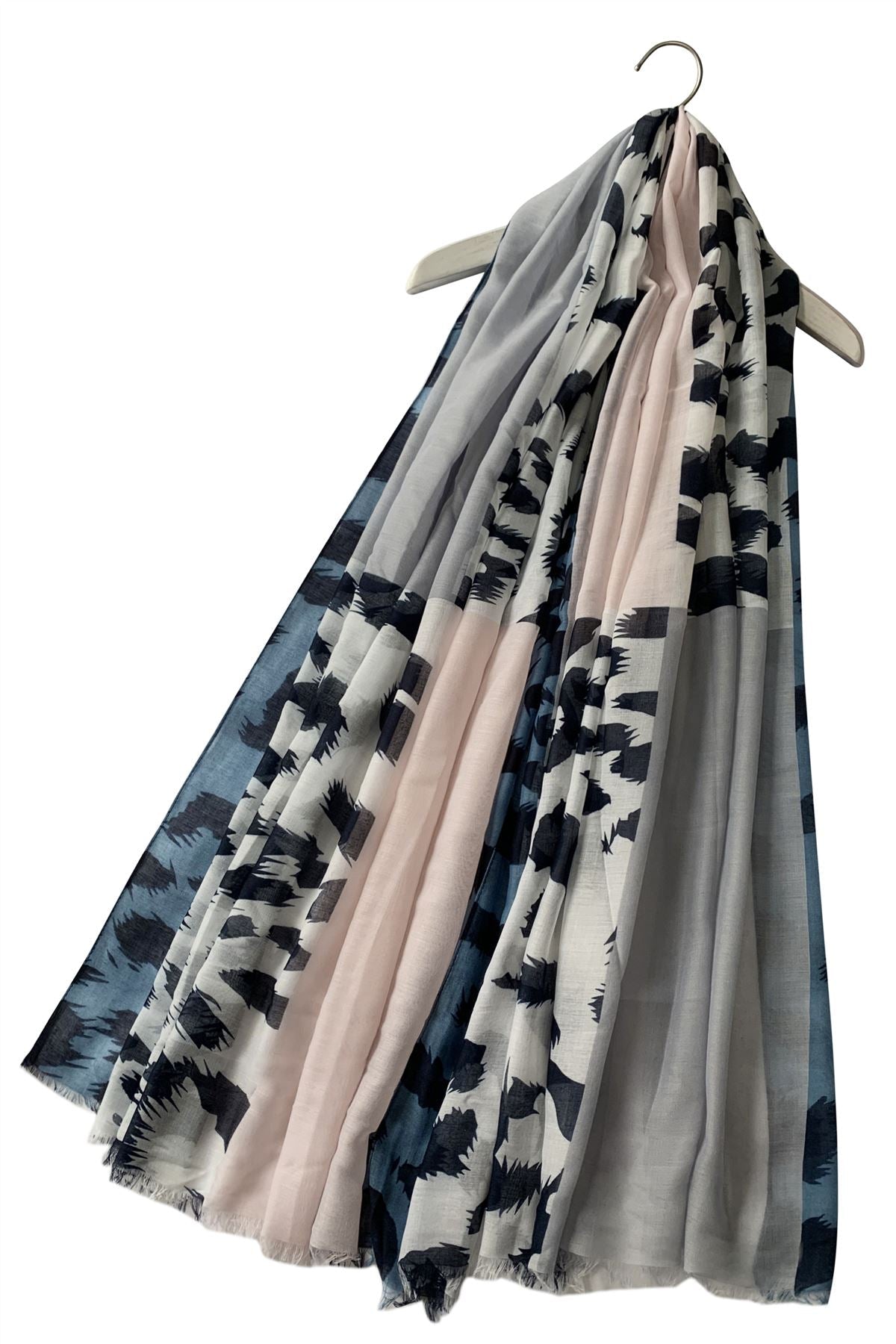 Blue Animal Print scarf - Multi - Majestico Gifts