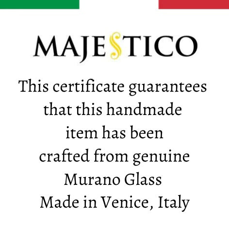 Murano Glass Heart Pendant - Rosy Pink - Majestico Gifts