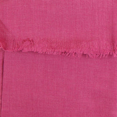 Raspberry Plain Scarf with Eyelash Fringe - Majestico Gifts