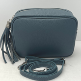 GEMMA Crossbody Leather Bag - Petrol Blue - Majestico Gifts
