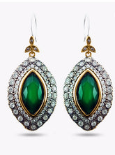 Turkish Silver Handmade Hurrem Sultan Style Earrings - Majestico Gifts