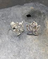 Lotus Flower Stud - Sterling Silver - Majestico Gifts