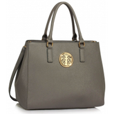 Grey Tote Handbag - Majestico Gifts