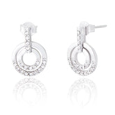 Morgan Drop Earrings - Sterling Silver - Majestico Gifts