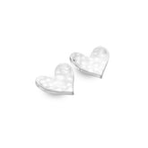 Origins Sterling Silver Heart Stud Earrings - Majestico Gifts
