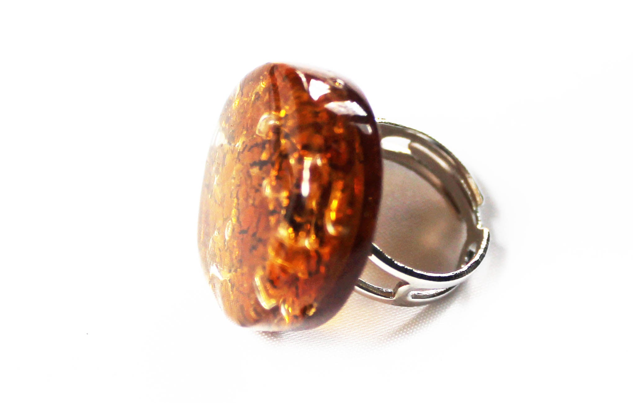 Murano Glass Pendant Necklace with Matching Earrings and Ring Set - Majestico Gifts