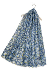 Fanned Paisley Floral Print Scarf - Majestico Gifts