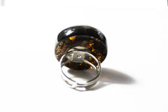 Murano Glass Pendant Necklace With Matching Earrings and Ring Set - Majestico Gifts