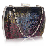 Black Sequin Clutch Bag - Majestico Gifts