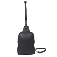 Firenze Black Leather Sling Bag