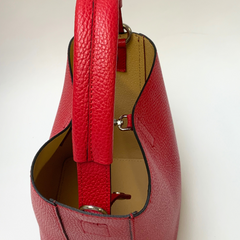 Chiara Leather Bag Set - Red