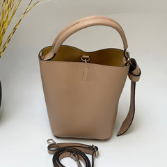 Chiara Leather Bag Set - Powder Pink