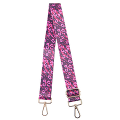 Bag Strap - Berry Animal and Star Print