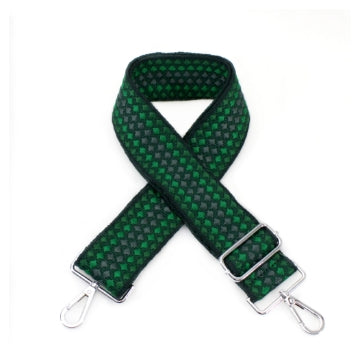 Bag Strap - Green Dots