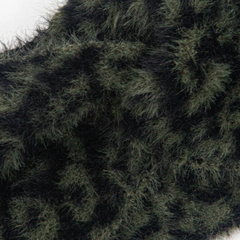 Faux Fur Knotted Headband - Khaki Leopard