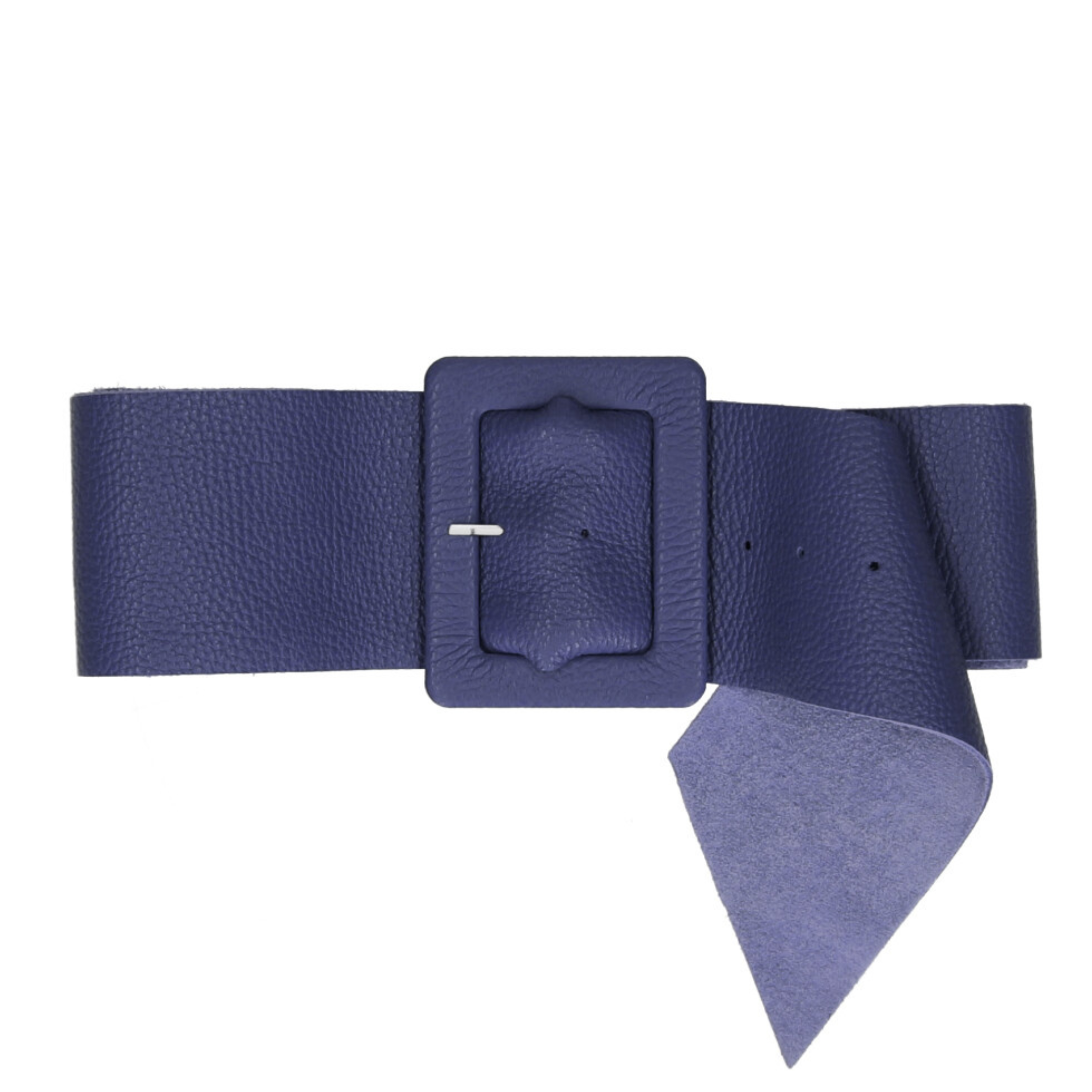 Cinzia Genuine Leather Sash Belt - Blue - Majestico Gifts