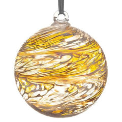 Sienna Glass Friendship Ball - Pastel Gold - Majestico Gifts