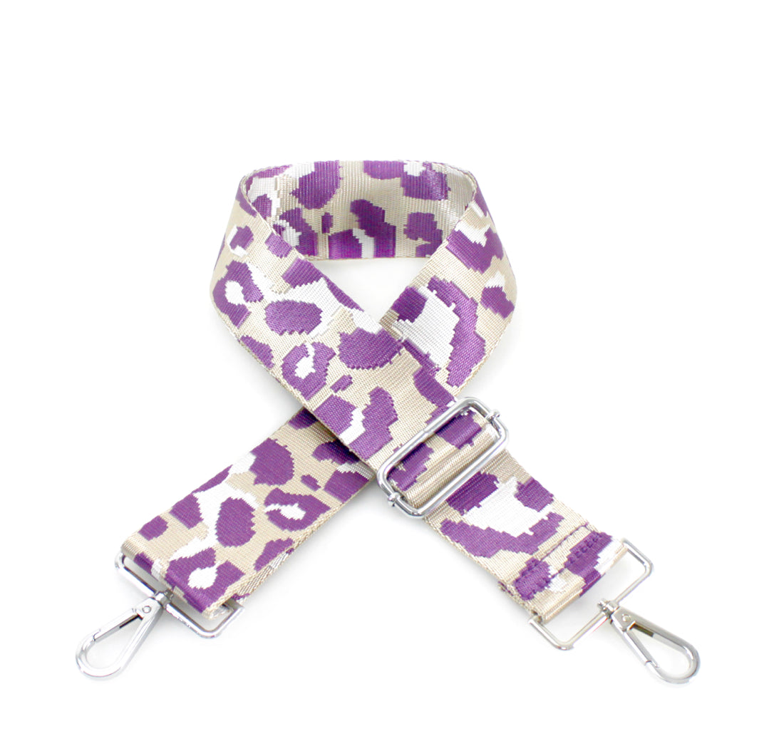 Bag Strap - Lilac Animal Print - Majestico Gifts