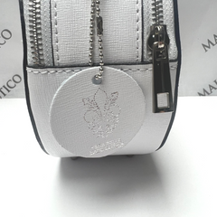 ANNA Genuine Leather Circular Bag White - Majestico Gifts