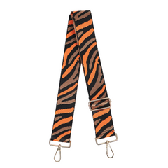 Bag Strap - Burnt Orange Tiger Stripe