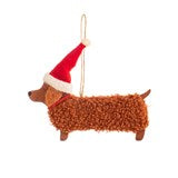 Festive Daschund Hanging Decoration - Majestico Gifts