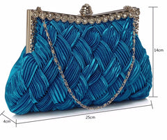 Turquoise Evening Clutch Bag - Majestico Gifts