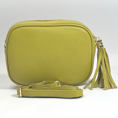 Martina Crossbody Leather Bag - Pistachio